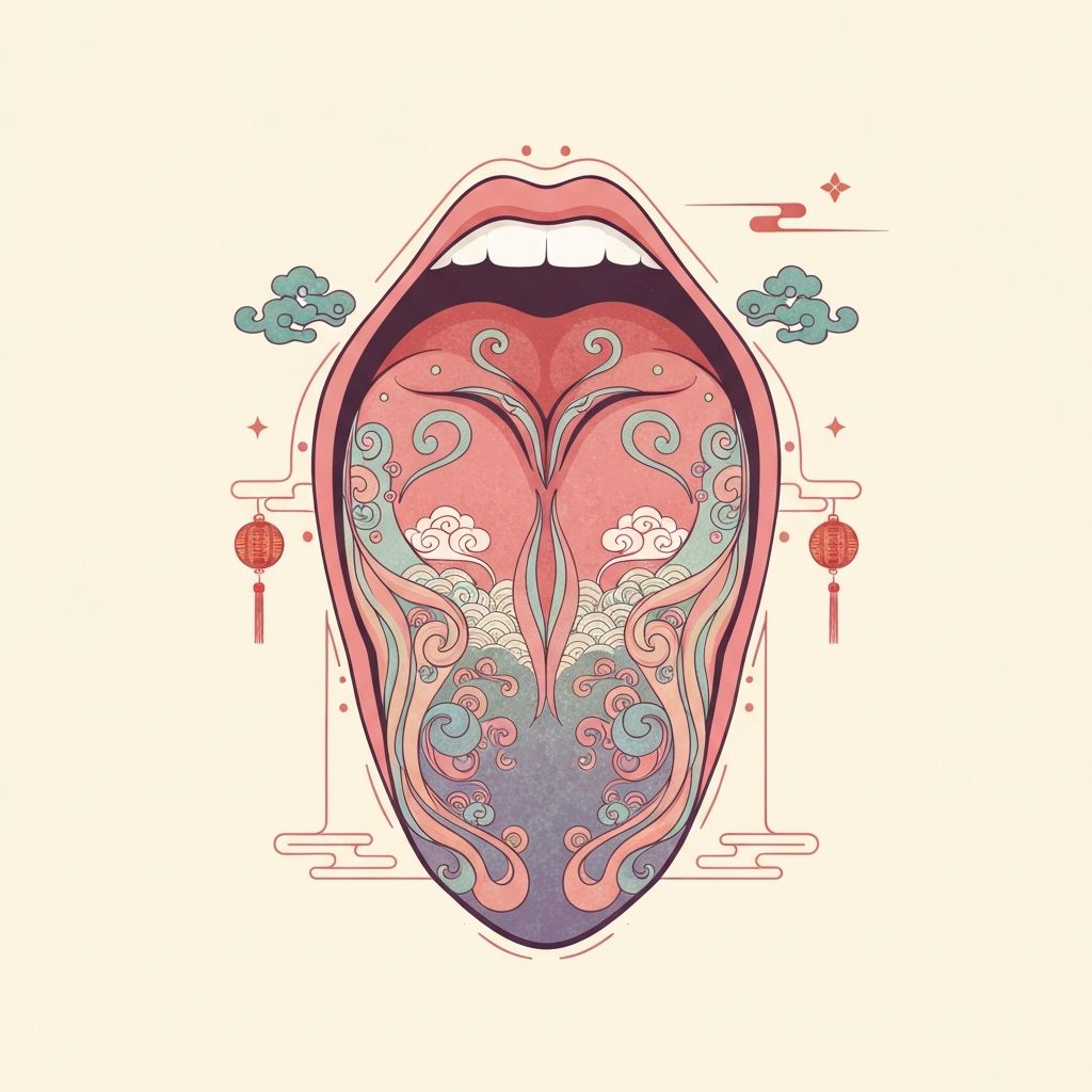 舌诊分析示意图